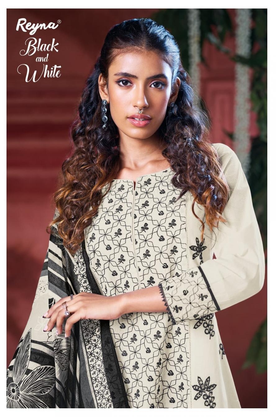 reyna black & white series 10328-10331 cotton wholesale suit 