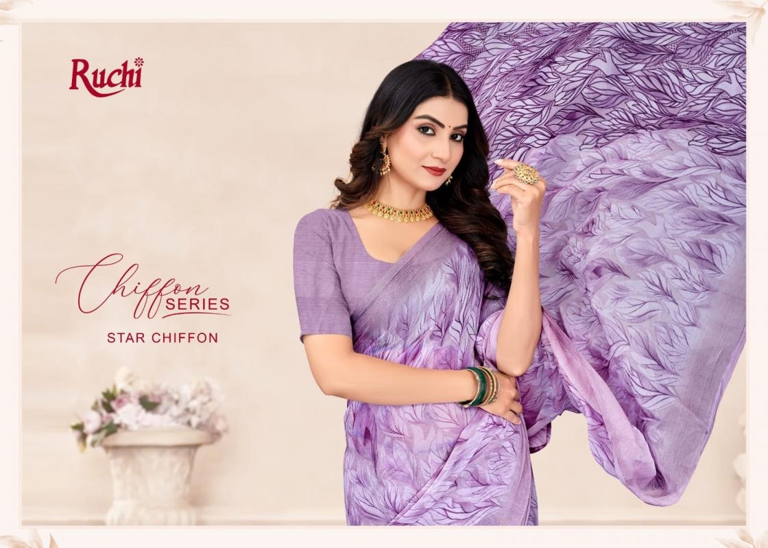 ruchi star chiffon vol 196 series 43501-43503 chiffon printed wholesale saree