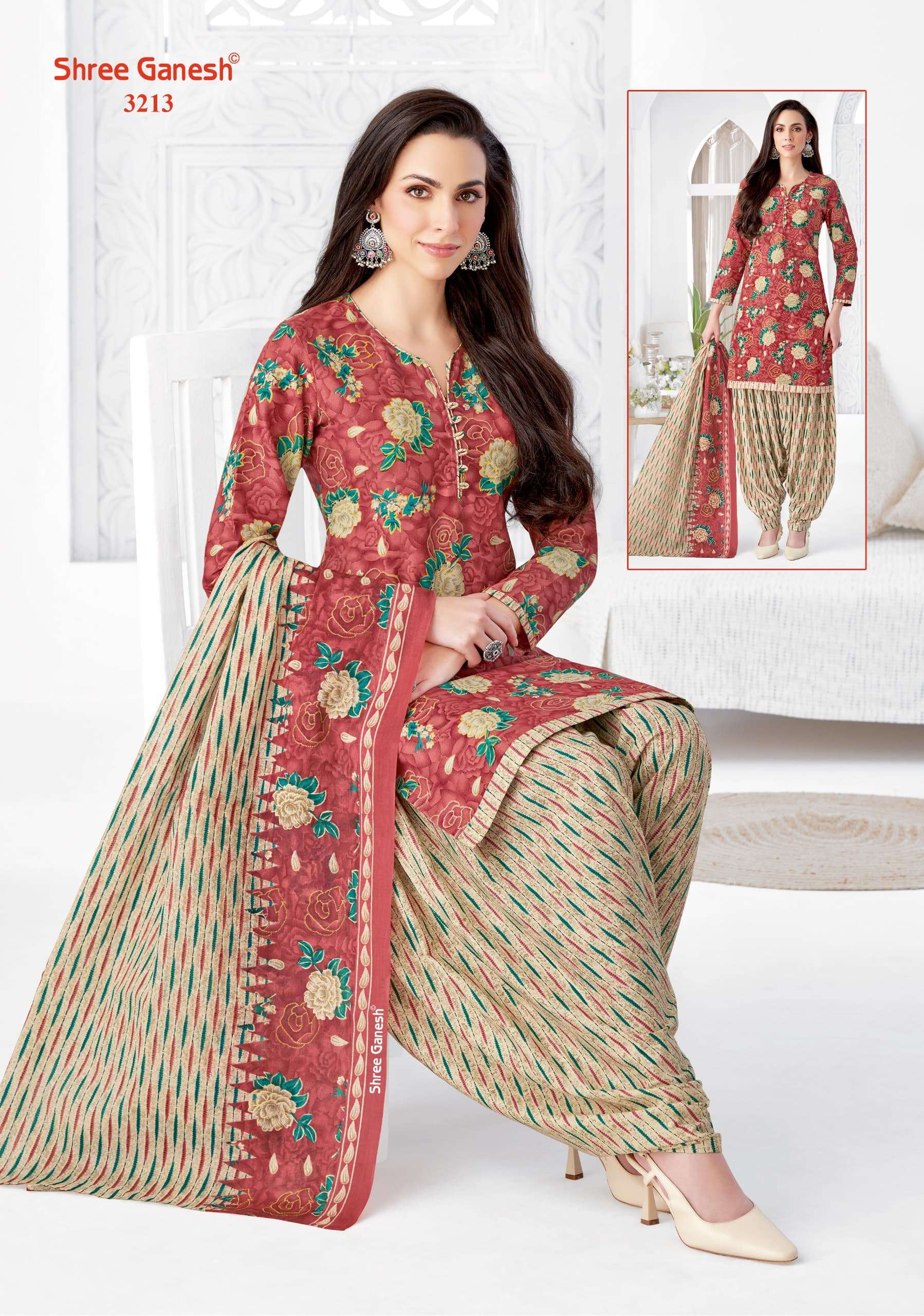 Shree Ganesh Hansika Vol-02 series 3201-3220 Cotton wholesale suit 