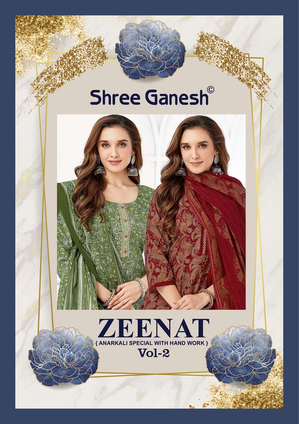 Shree Ganesh Zaanat Vol-2 series 1201-1209 Cotton wholesale suit 