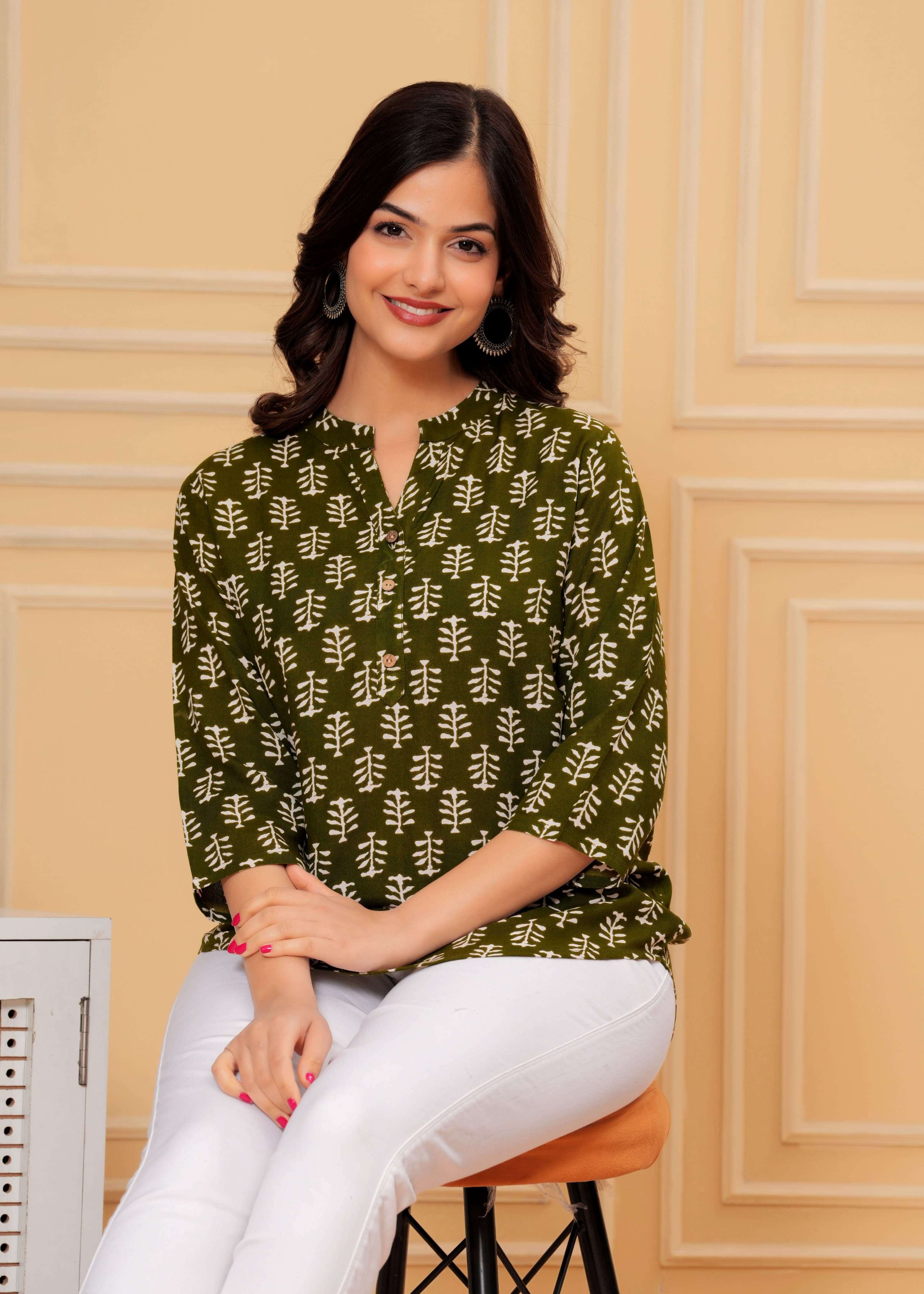 STOCK IN-2 Cotton Top wholesale comboTunic 