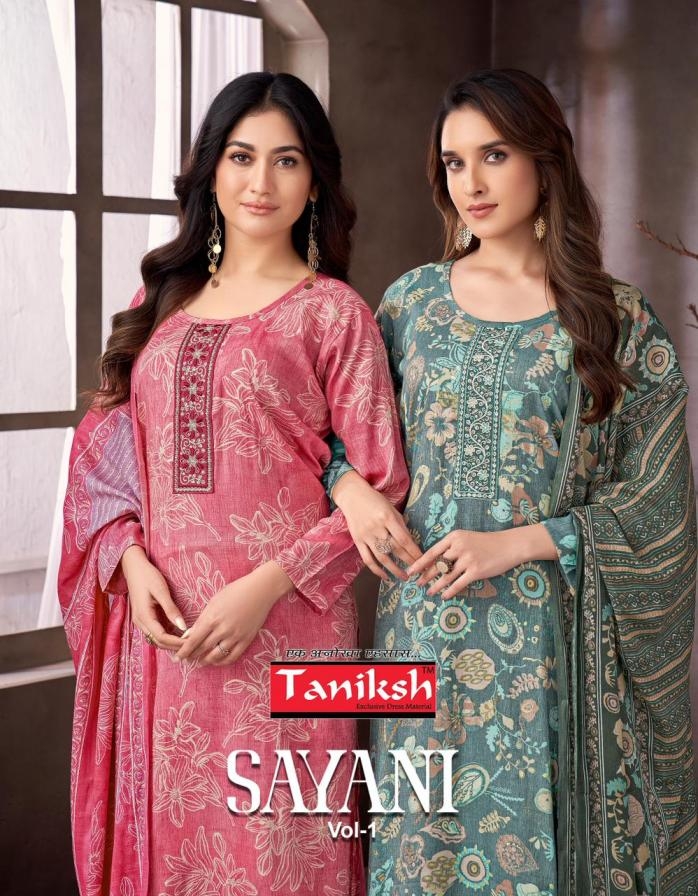 taniksh sayani vol 1 series 1001-1008 HEAVY CAPSULE wholesale readymade suit 