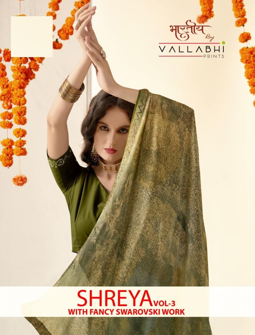 vallabhi prints shreya vol 3 series 30581-30586 brasso wholesale saree