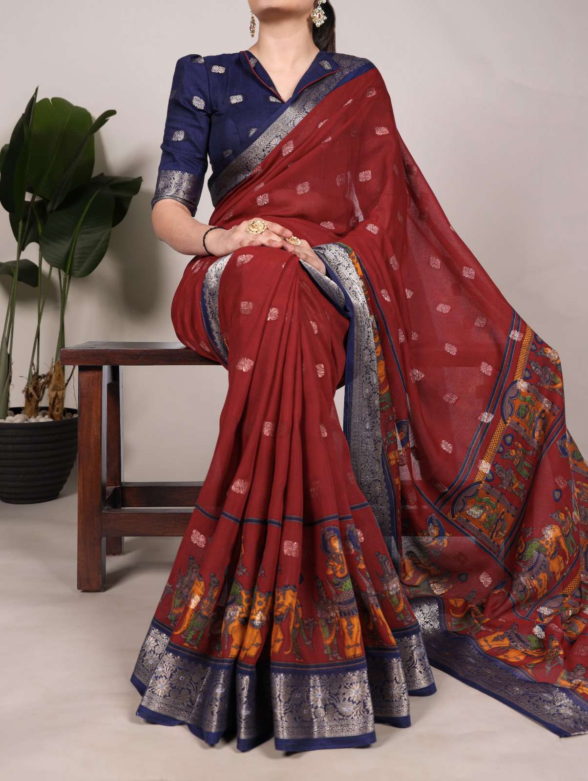 VEDANTI YNF7031 Poly Cotton wholesale saree