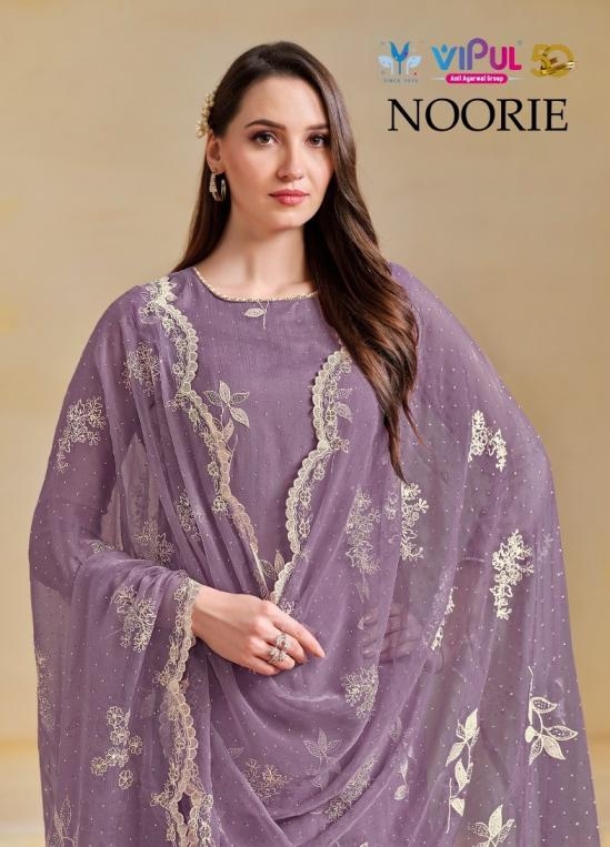 vipul noorie series 5961-5966 organza chiffon wholesale suit 