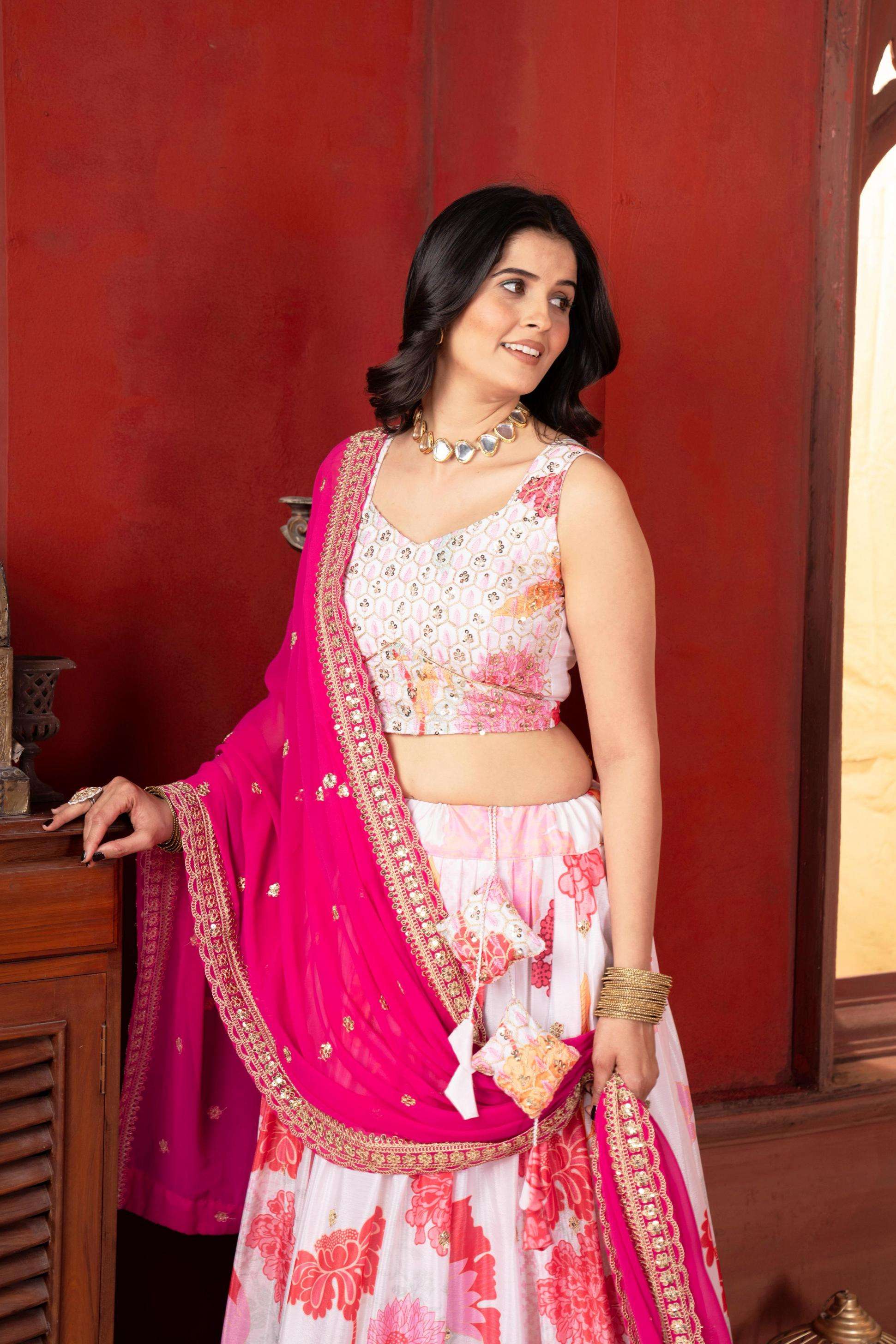 5081 chinon sequence work best lehenga for wedding