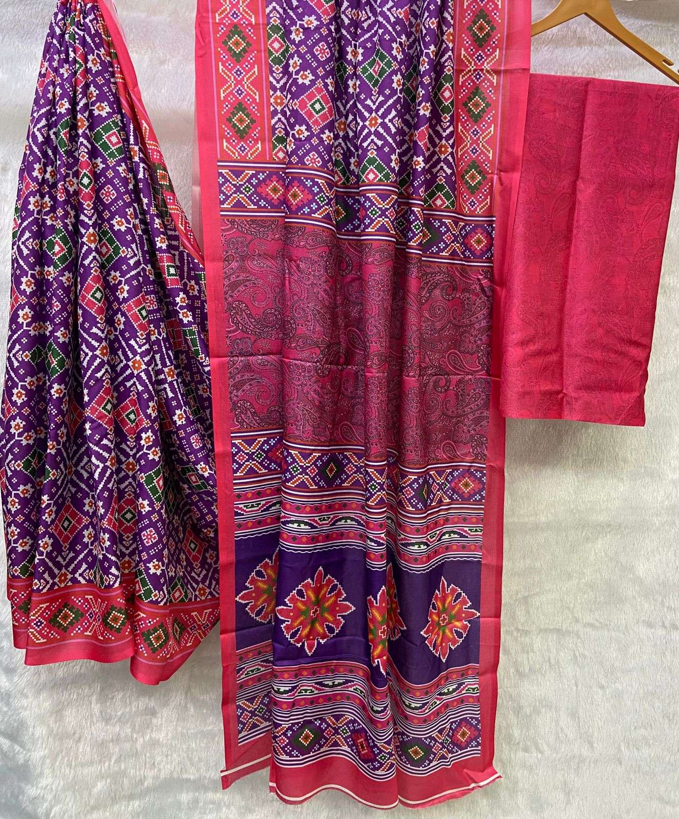 BT-12 PATOLA SOFT MANIPURI SILK wholesale saree
