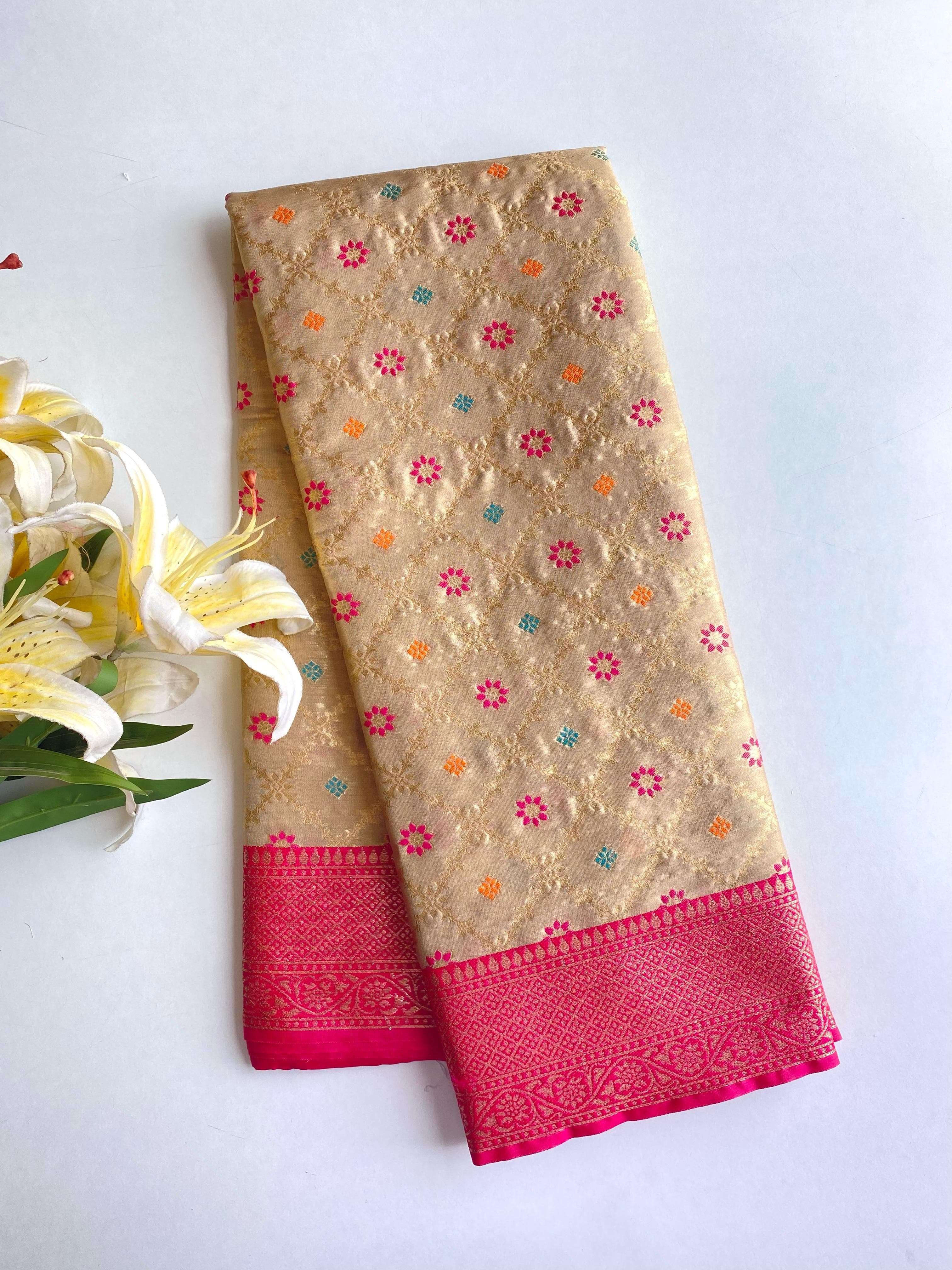 BT-53 SHREYA PURE TISSUE SILK wholesale saree