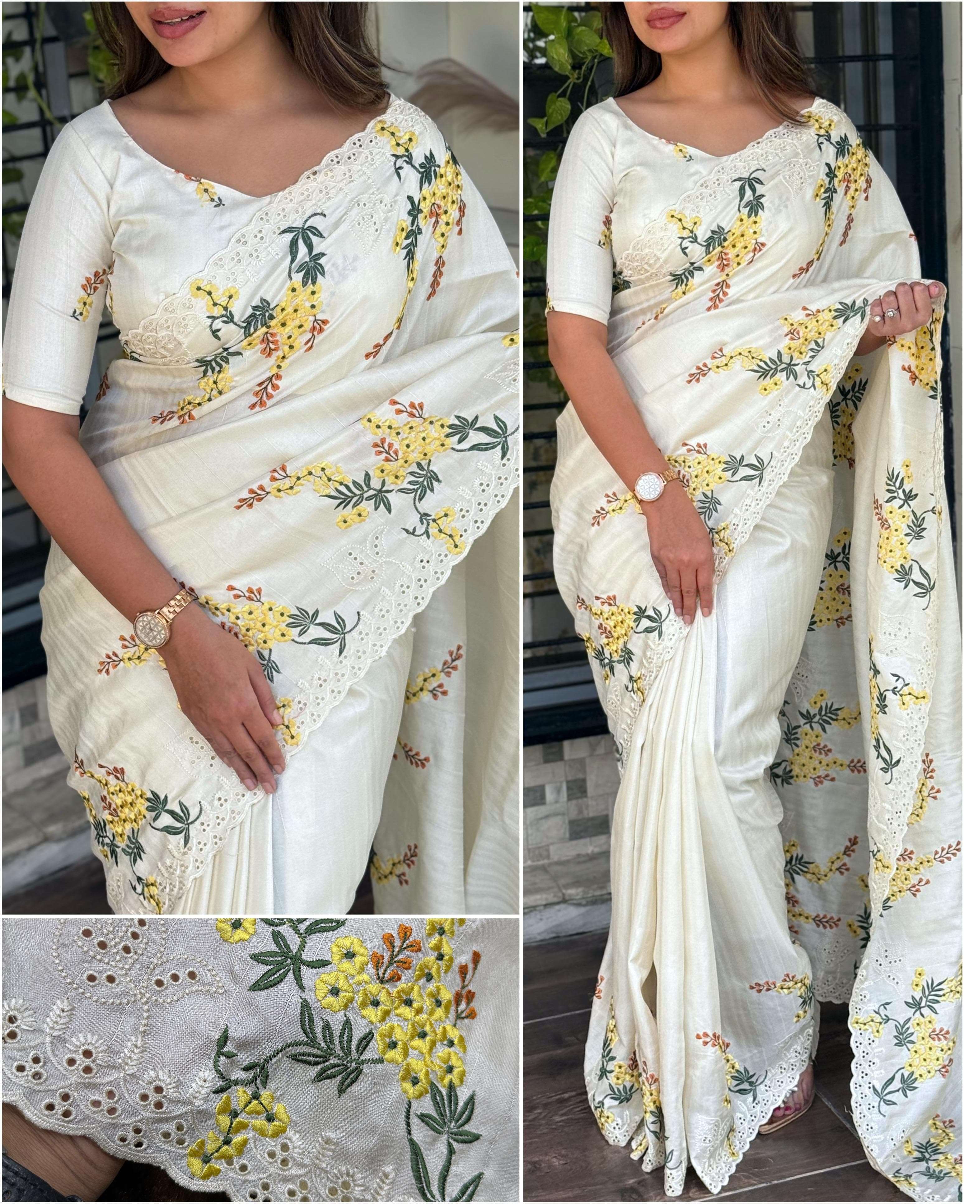 BT-56 Bhagyalaxmi Tusser cotton wholesale saree