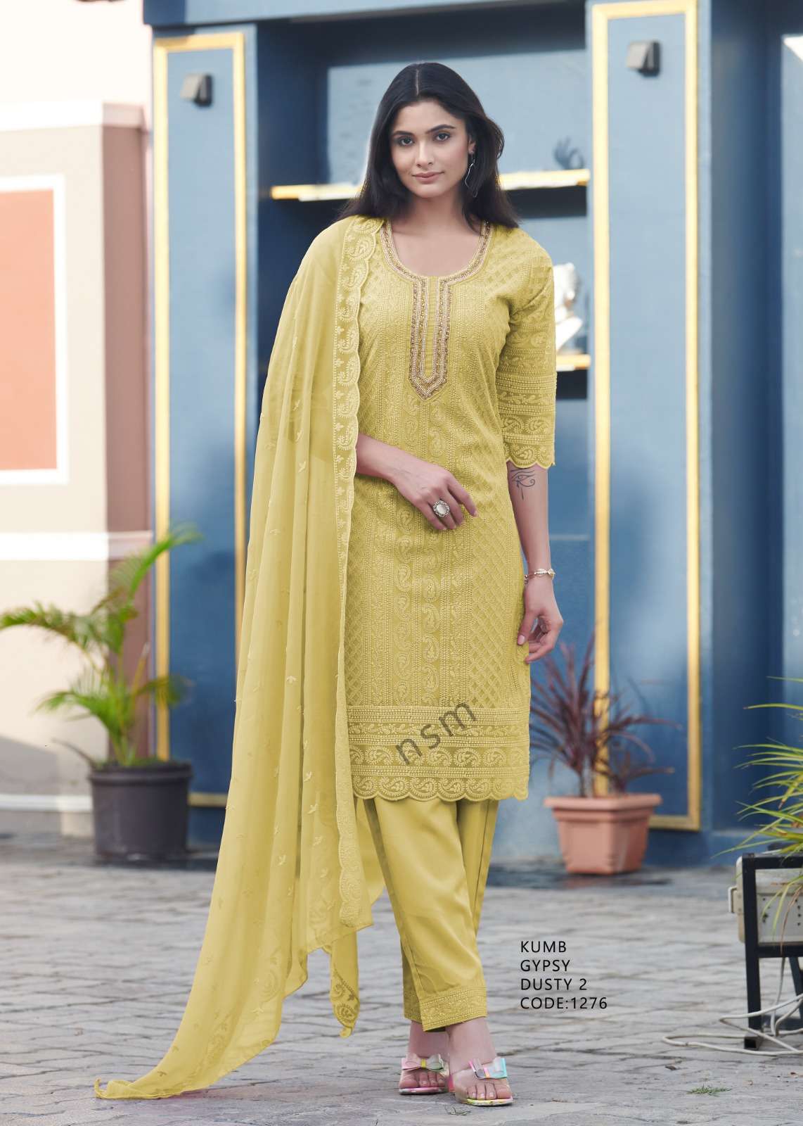 btm- 30 HEAVY GEORGETTE SHIFFLI WORK wholesale suit 