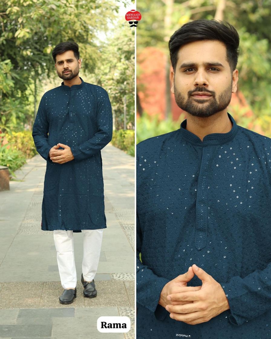 desi boyz rayon traditional chikan work readymade mens kurta online