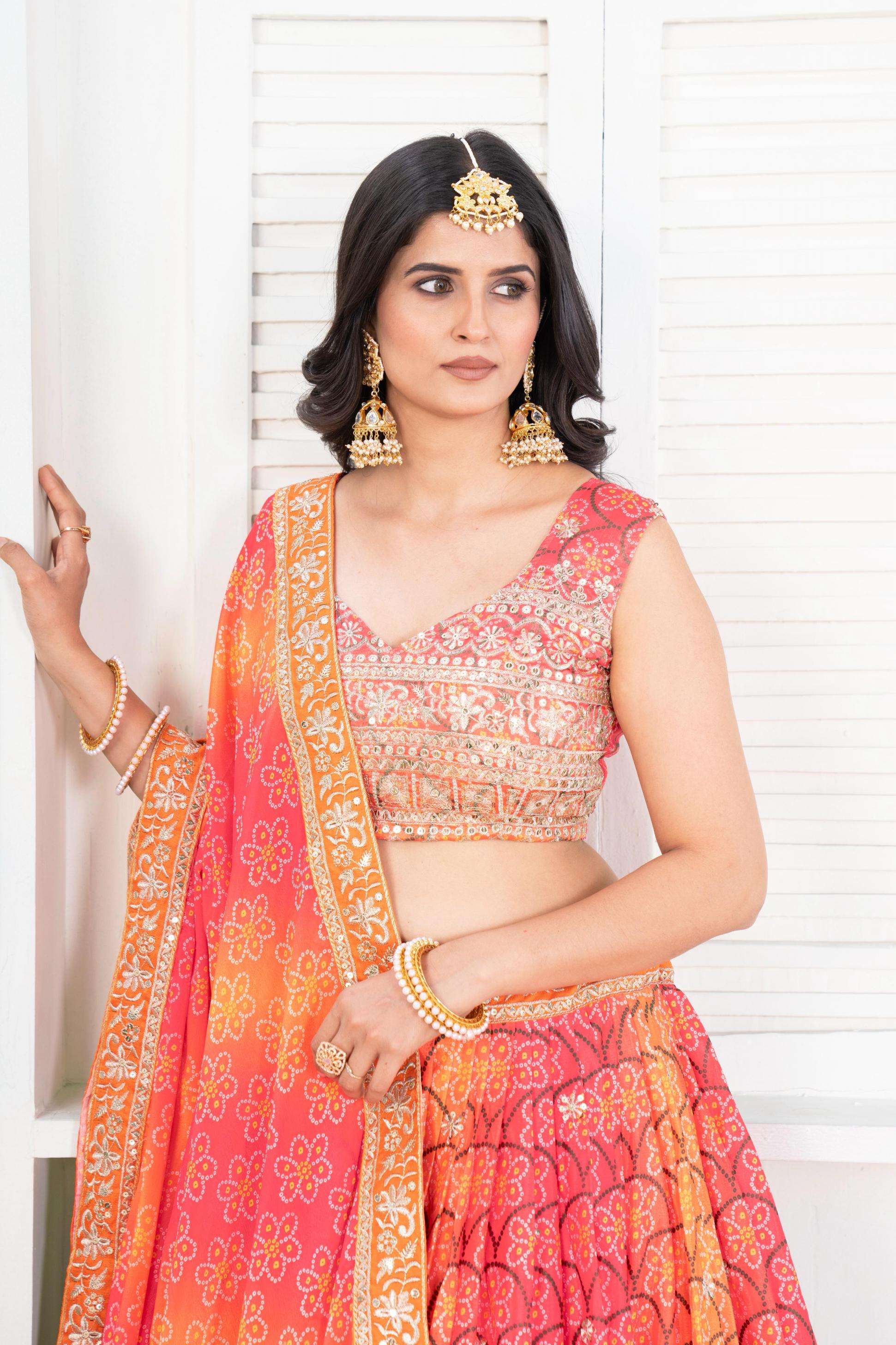 dvd 5020 fashionable design chinon silk lehenga for every occasion