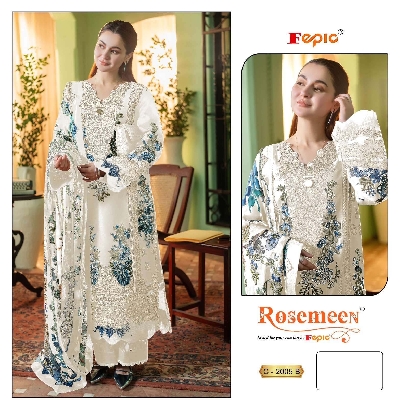 FEPIC ROSEMEEN 2005 CAMBRIC EMBROIDERED wholesale suit 