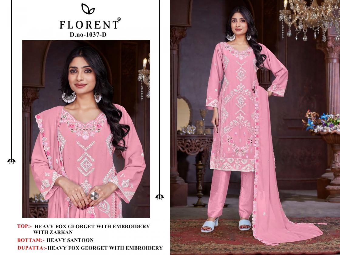 florent 1037 georgette wholesale pakistani suit