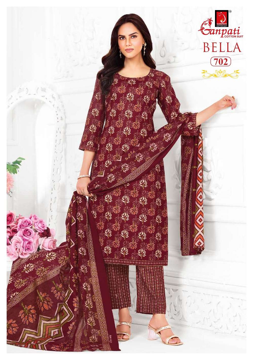 Ganpati Bella Vol-7 series 701-715 Cotton wholesale suit 
