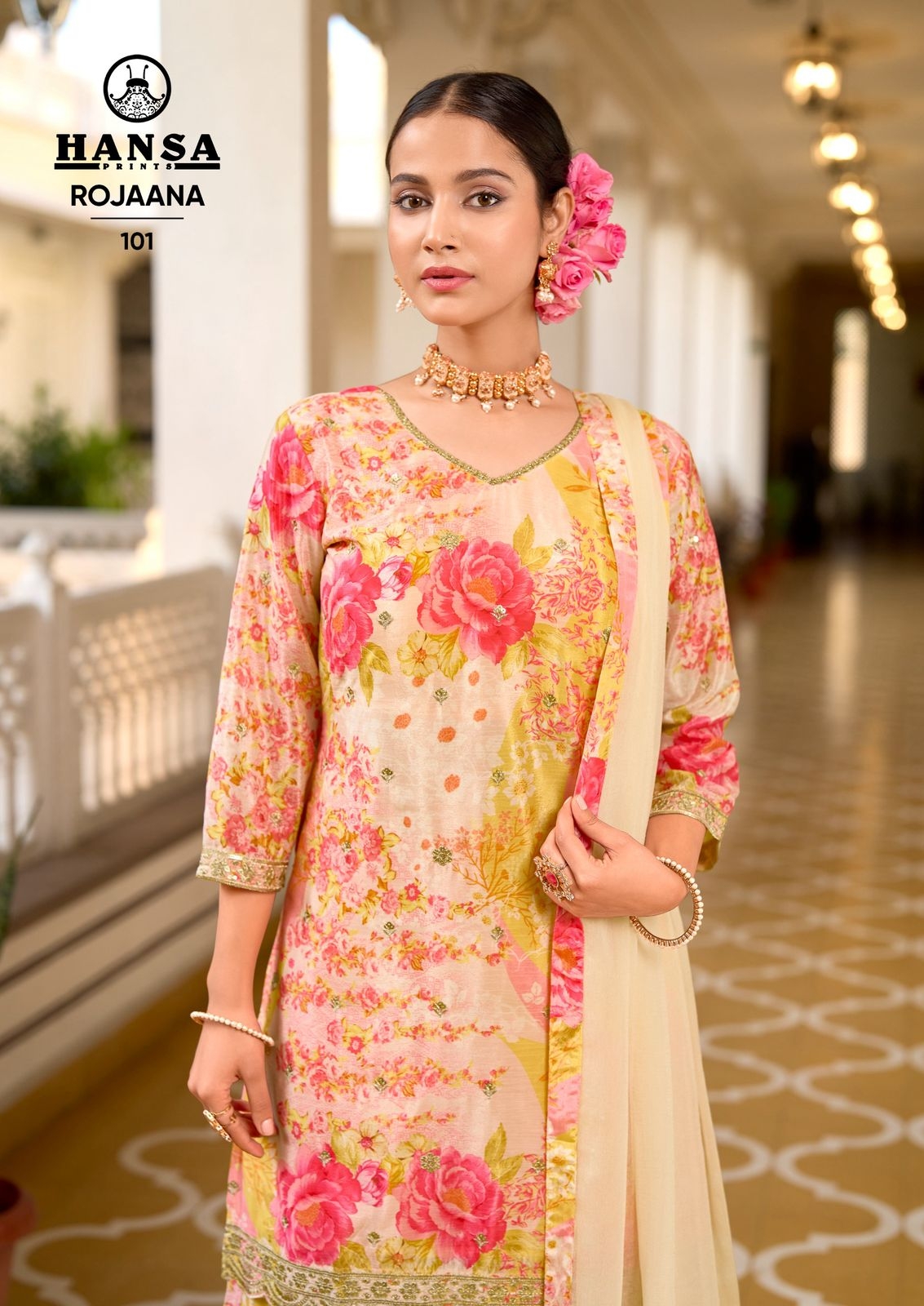 HANSA chinon digital print wholesale suit 