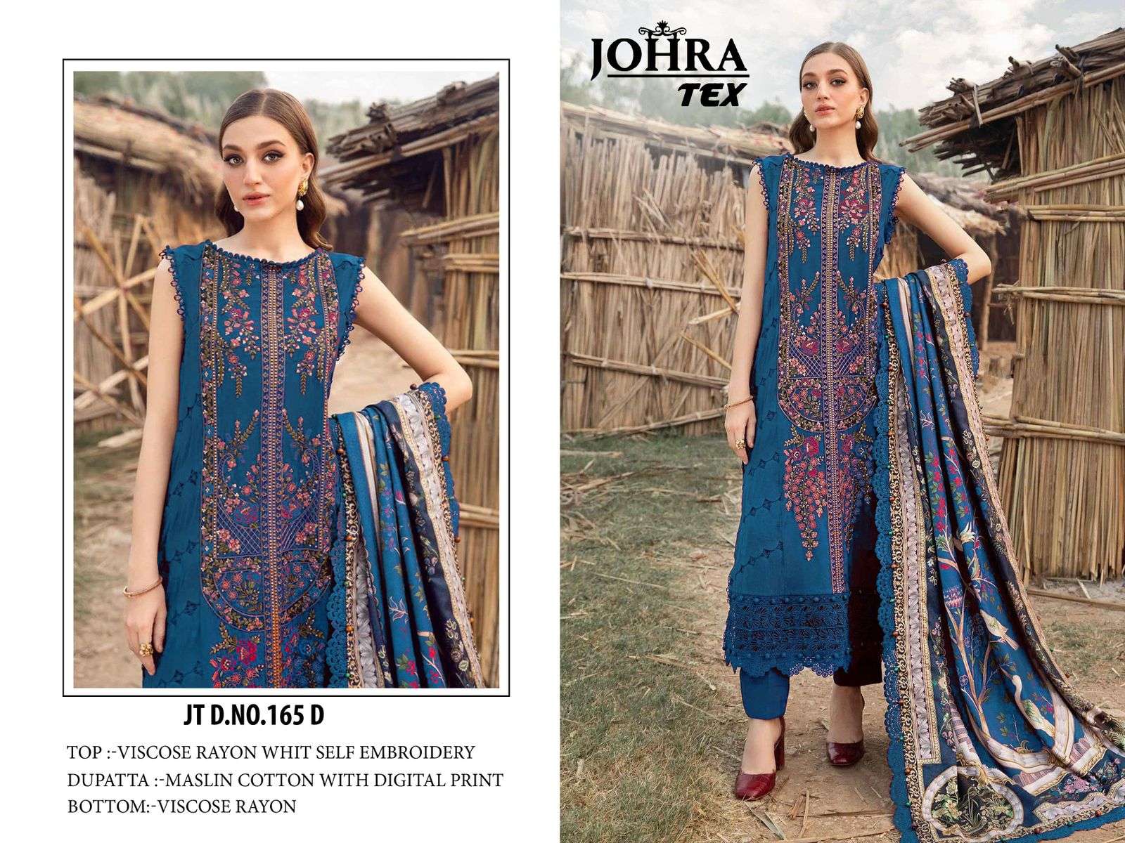 JOHRA TEX JT-165 D VISCOSE REYON wholesale suit 