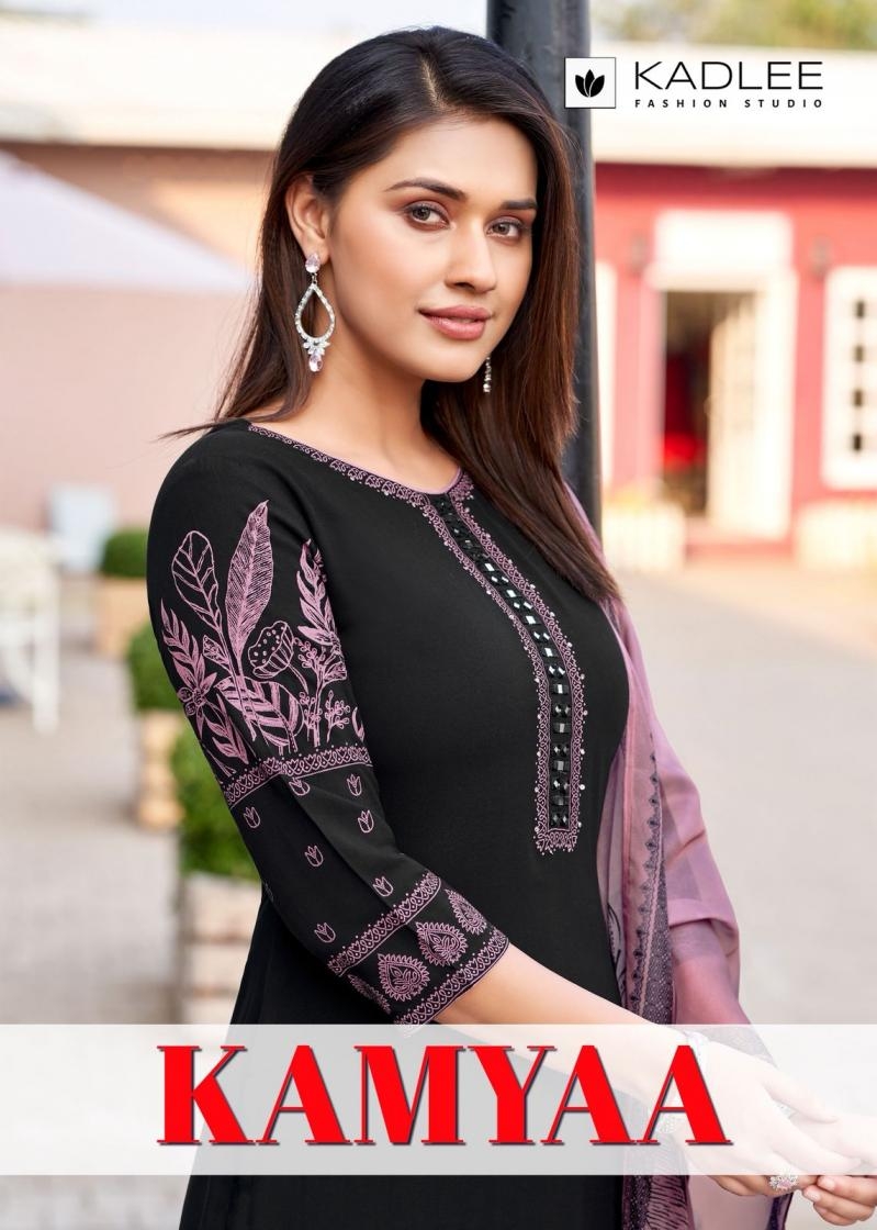 kadlee kamyaa series 3001-3006 rayon print wholesale suit