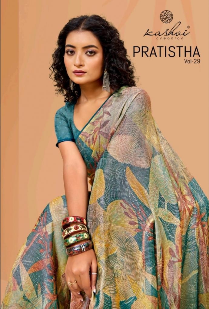 kashvi creation pratistha vol 29 series 2901-2908 brasso wholesale saree