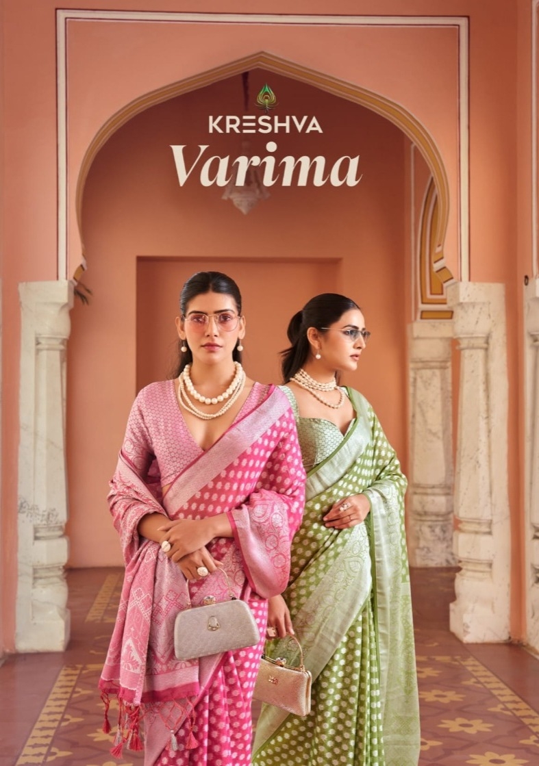 Kreshva Varima Two Georgette saree With Weaving Buta Border 