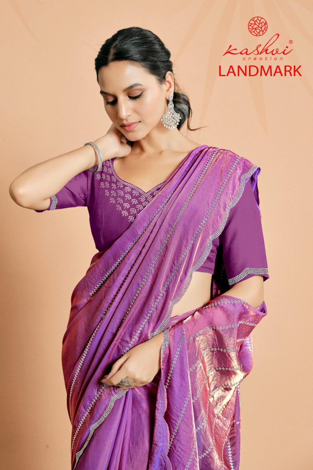 lt fashion landmark series 101-106 malai silk wholesale saree