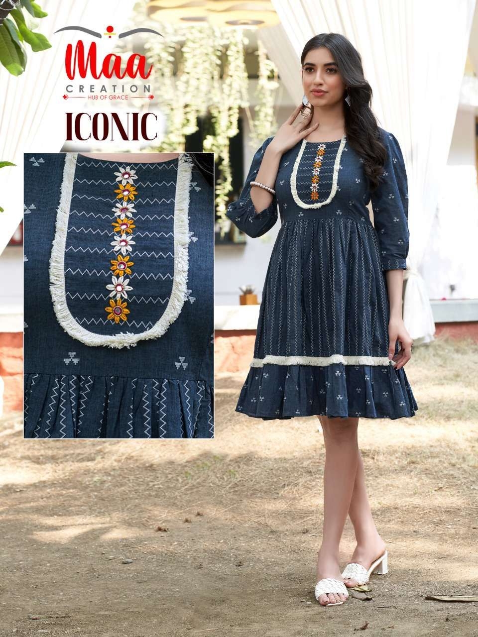 MAA CREATION ICONIC COTTON HANDLOOM wholesale kurti 