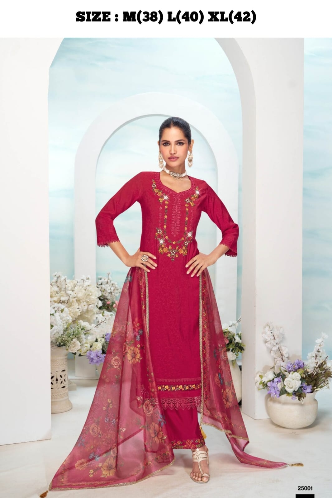 Mix brands Modal silk  shimmer / tissue / dola silk & fancy wholesale suit 