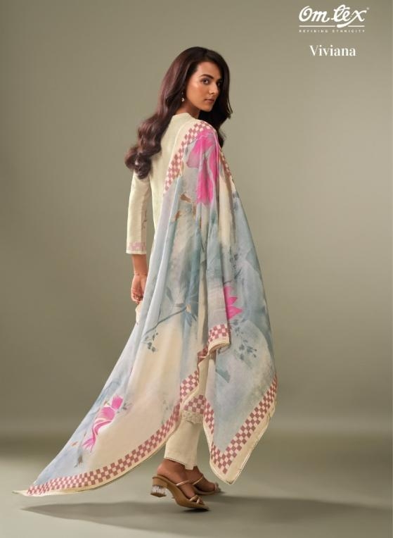 omtex viviana series 7661 cotton silk jacquard wholesale suit 