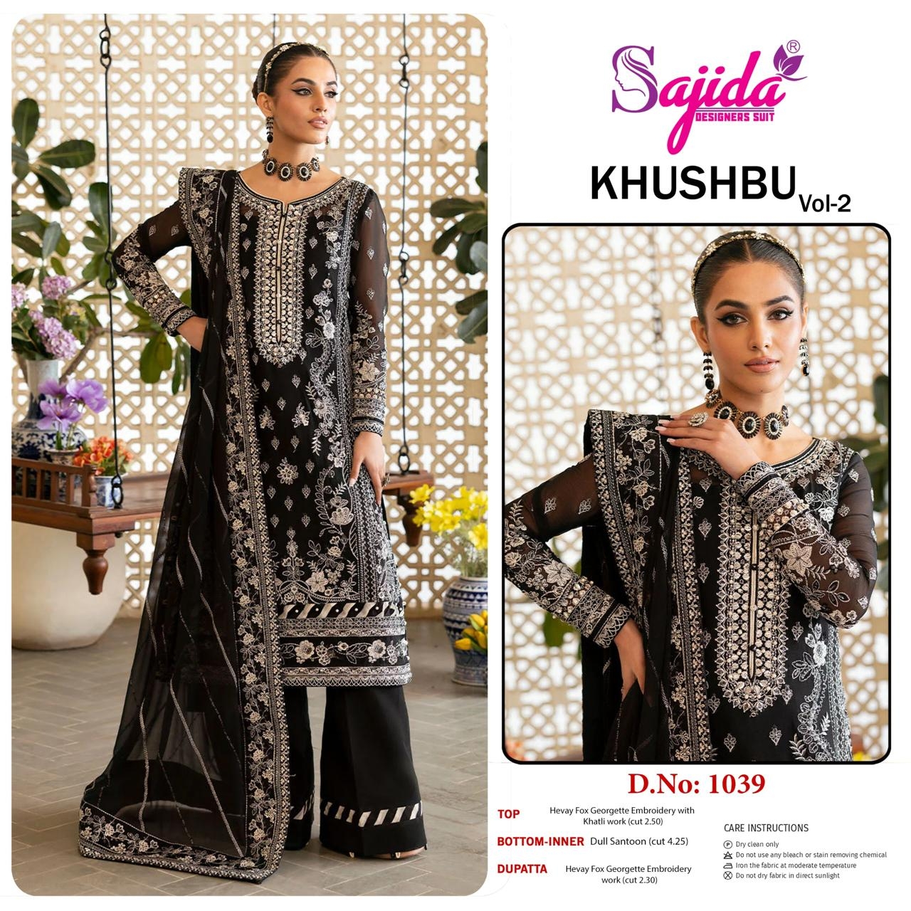 SAJIDA DESIGNER fancy wholesale suit