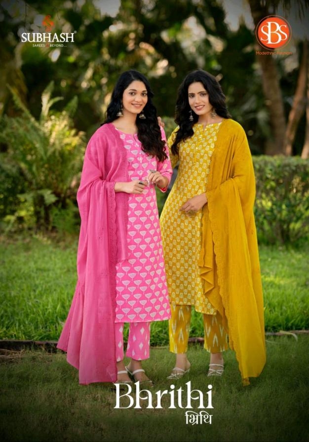 Sbs bhrithi series 6359-6363 cotton wholesale suit