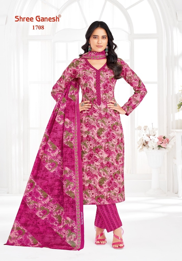 Shree Ganesh Vaani Vol-7 series 1701-1715 Heavy Cotton wholesale suit 