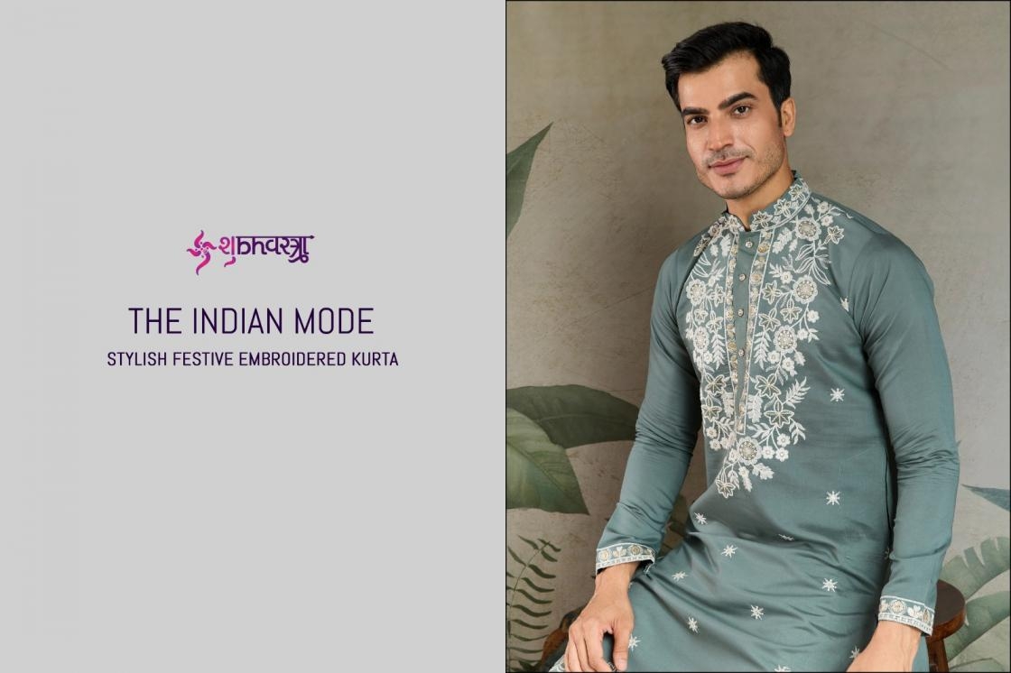 shubhvastra the indian mode series 61321-61324 RAYON wholesale mens kurta