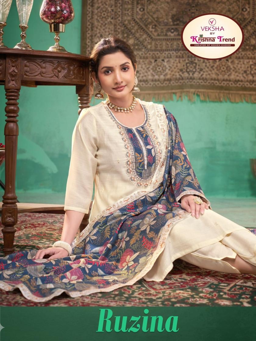 veksha krishna trend ruzina series 7001-7006 VERTICAN wholesale suit 