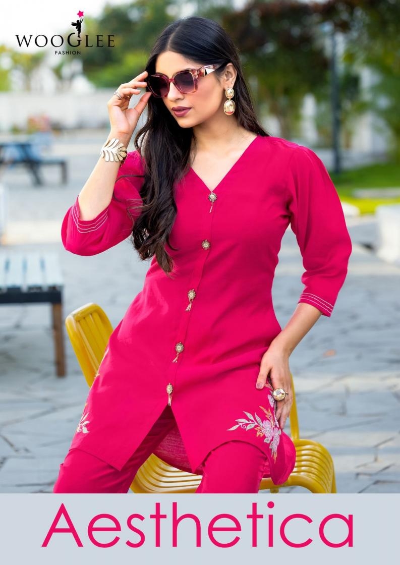 wooglee asthetica series 1001-1004 Rassian Viscose Silk wholesale co-ord sets