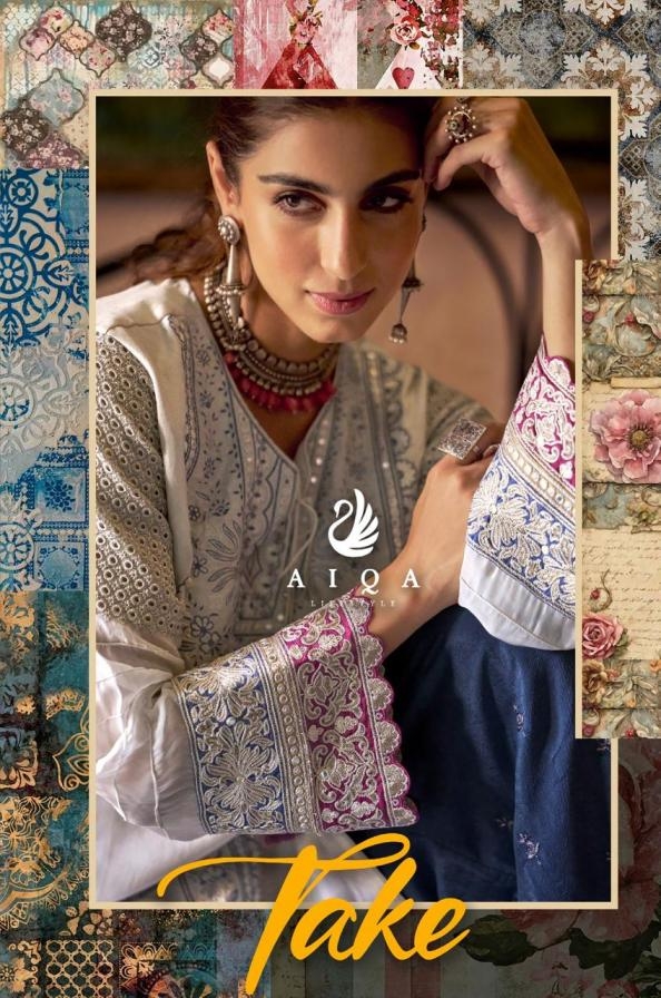 aiqa lifestyle take series 1567 to 1572 bemrg rassiyan silk designer pakistani salwar kameez in wholesale surat