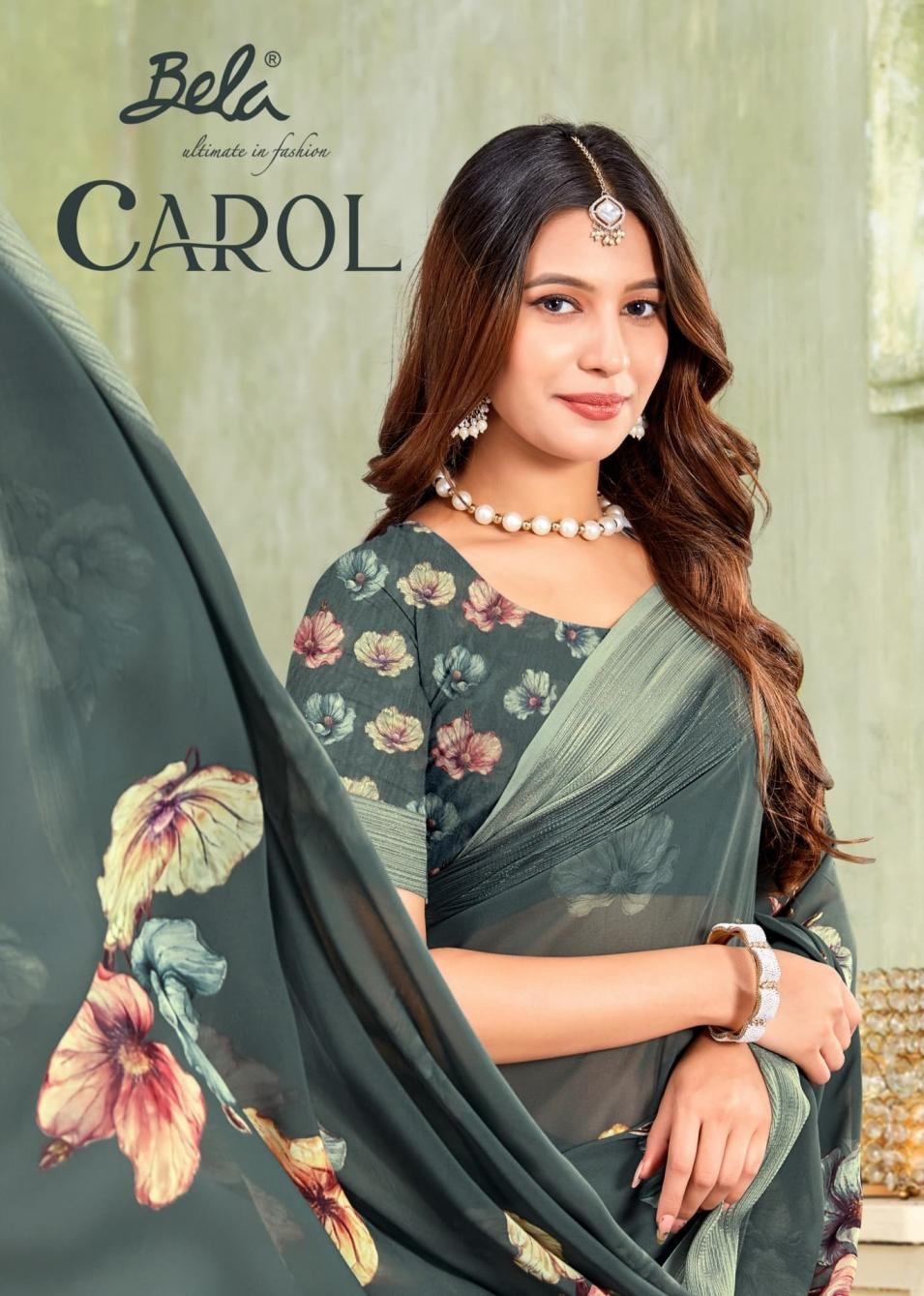 bela fashion carol series 27405 to 27416 weightless fancy sarees in wholesale surat