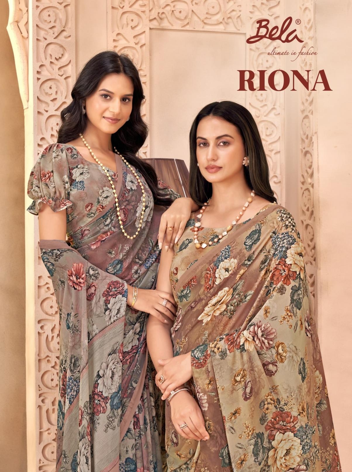 bela fashion riona series 27207 to 27224 weight less print casual saree in wholesale surat
