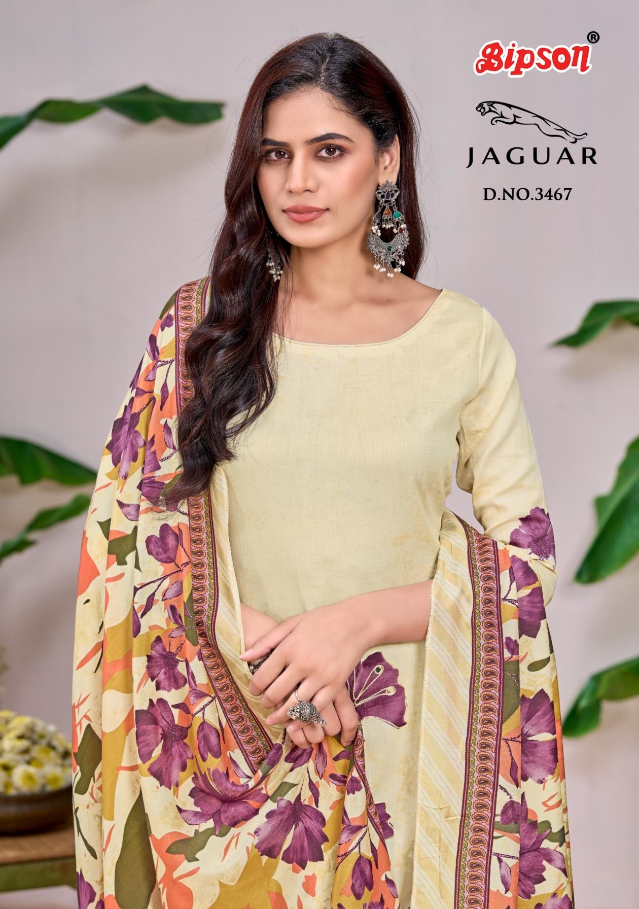 bipson print jaguar 3467 jam satin pvt printed floral salwar kameez in wholesale surat
