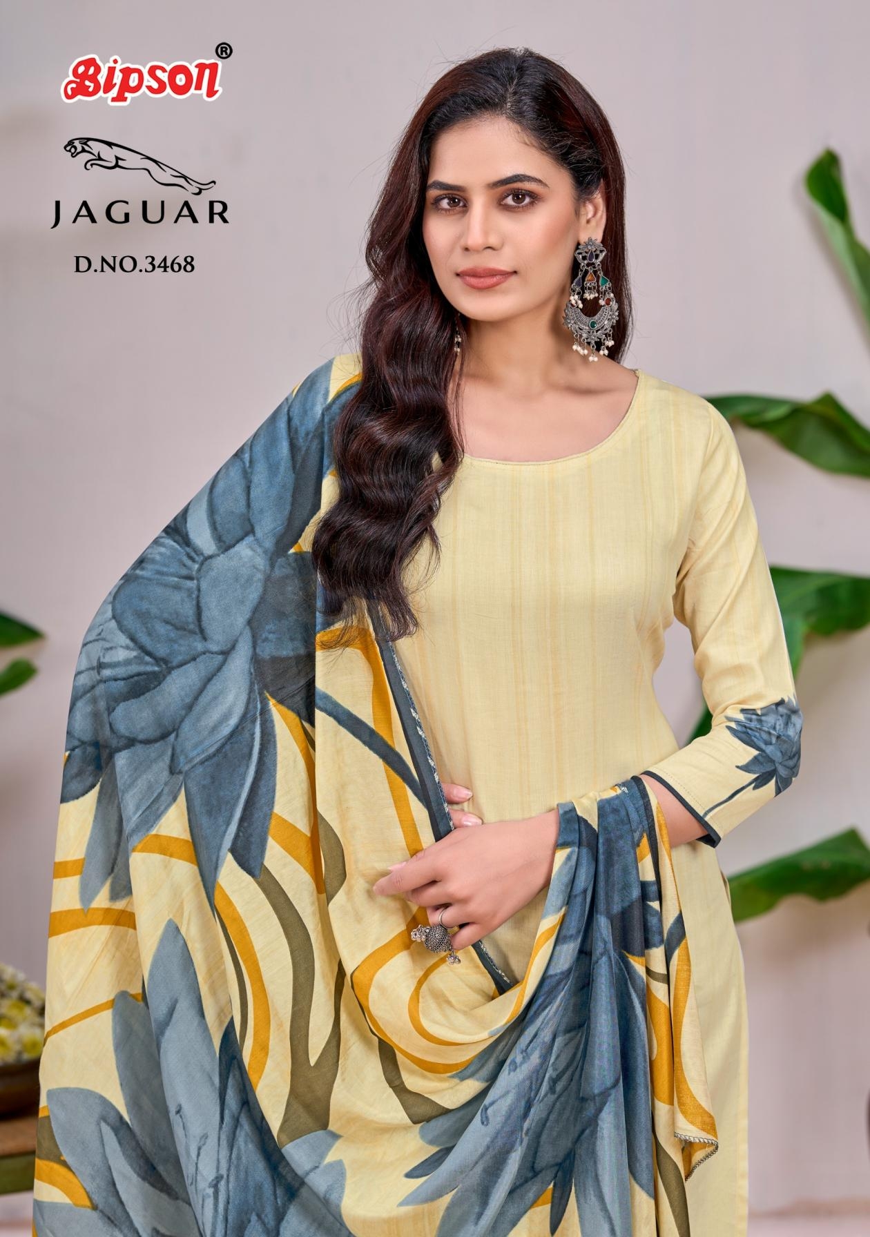  bipson print jaguar 3468 jam satin pvt plt printed elegant salwar kameez in wholesale surat