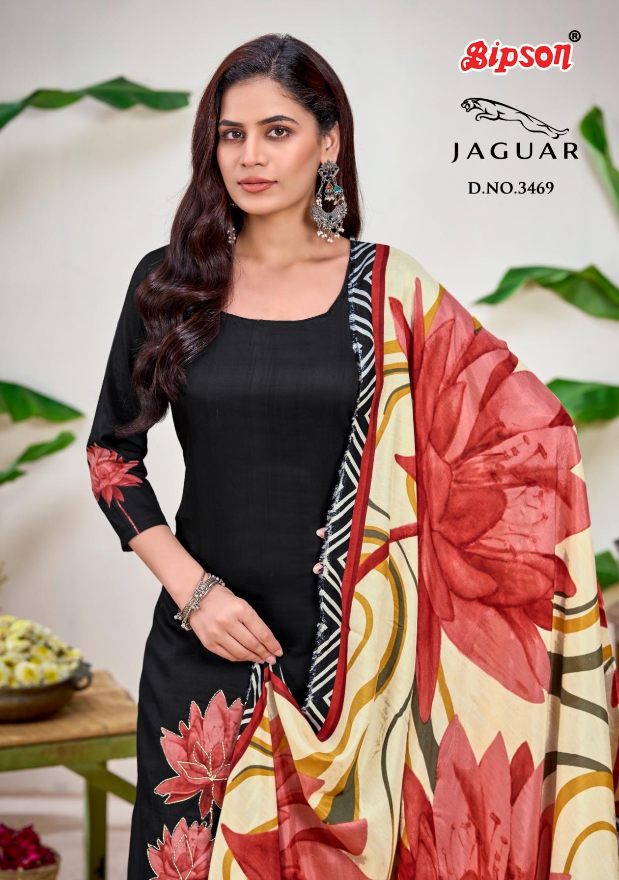 bipson print jaguar 3469 jam satin pvt plt printed floral salwar kameez in wholesale surat