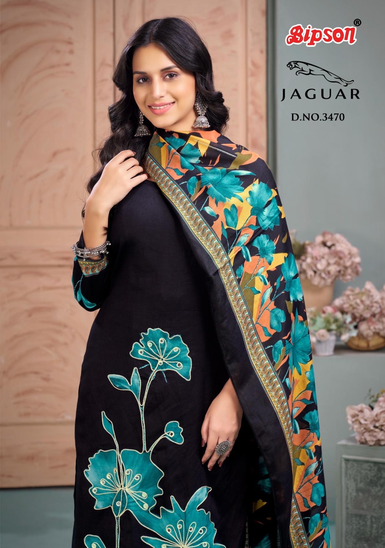 bipson print jaguar 3470 pvt plt printed floral salwar kameez in wholesale surat