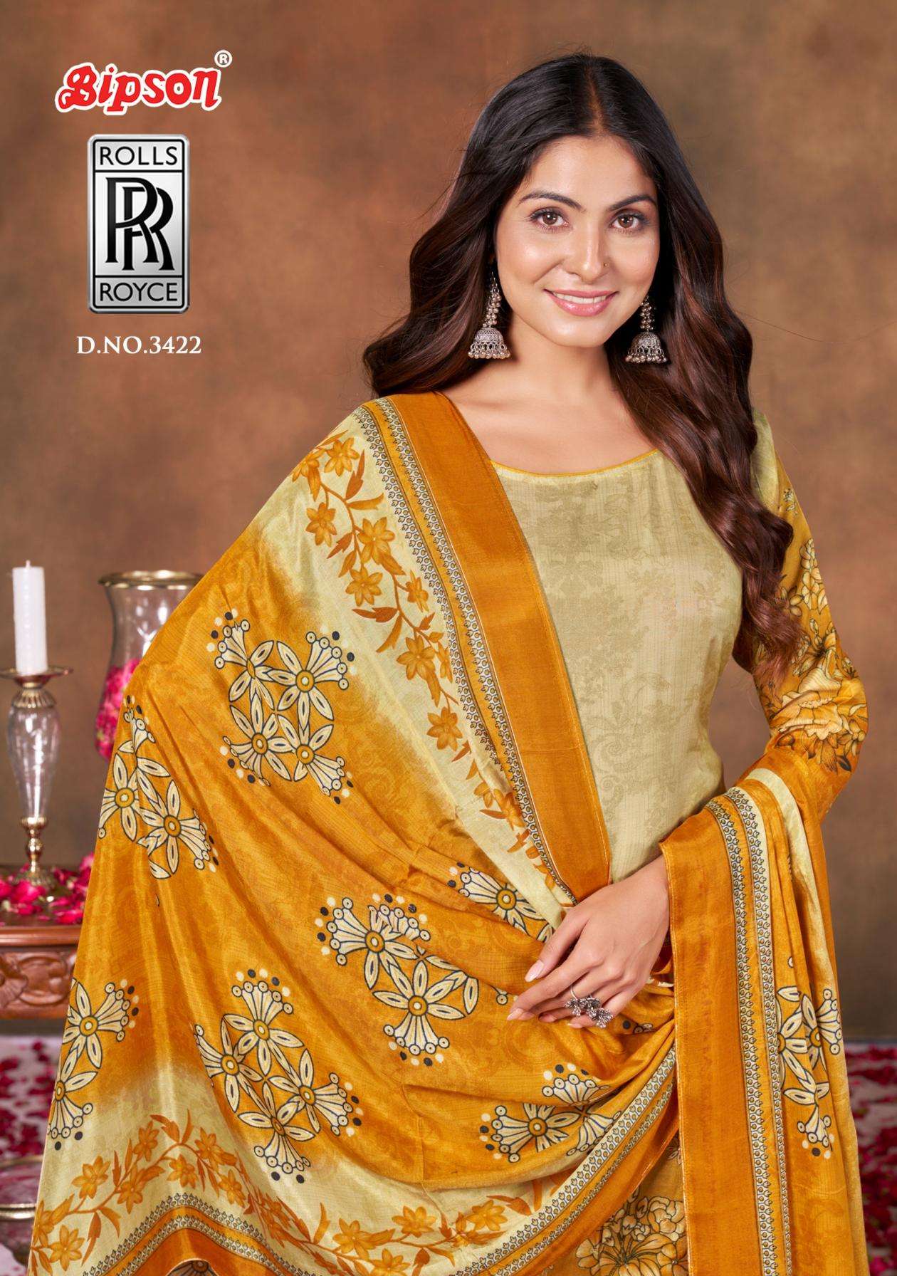 bipson prints rolls royce 3422 viscose muslin fancy salwar kameez in wholesale surat