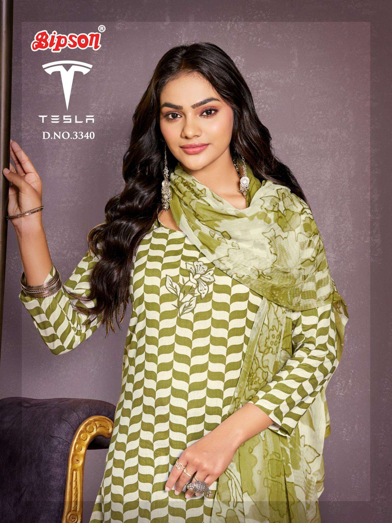 bipson prints tesla 3340 A to D cotton cambric daily wear salwar kameez in wholesale surat