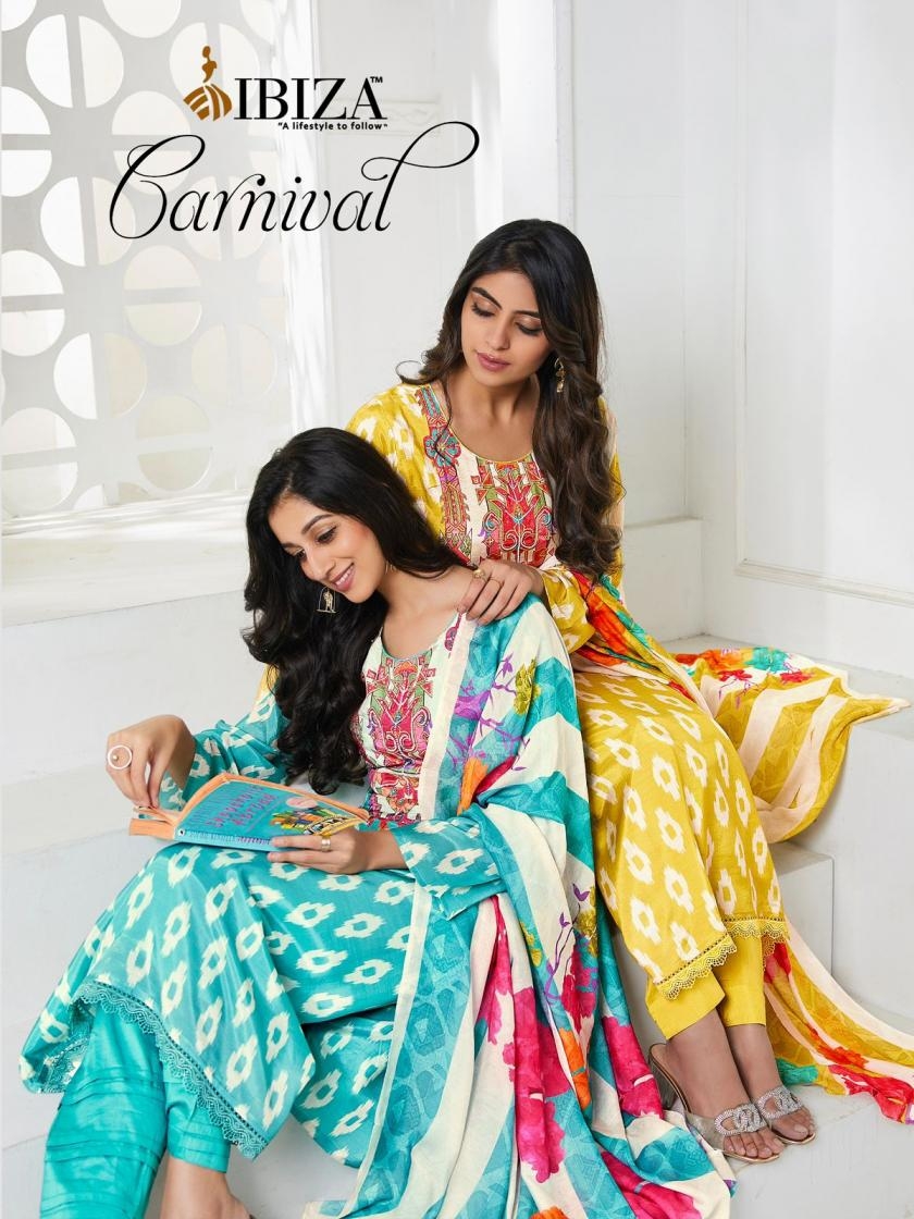 biza launch carnival series 15808 to 15809 muslin digital print salwar suit in wholesale surat