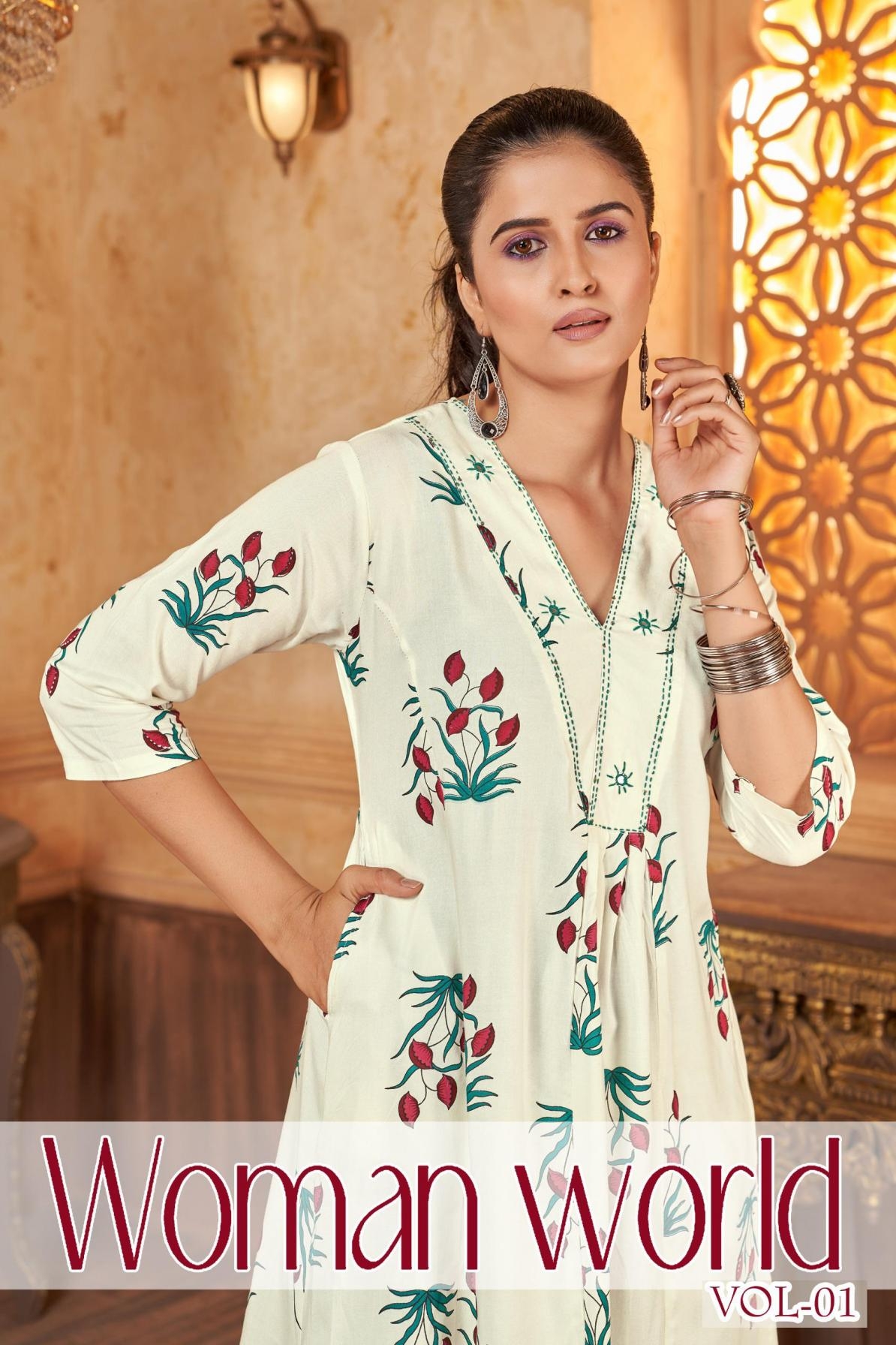 blue hills woman world series 1001 to 1004 rayon princess cut readymade stylish suit in wholesale surat