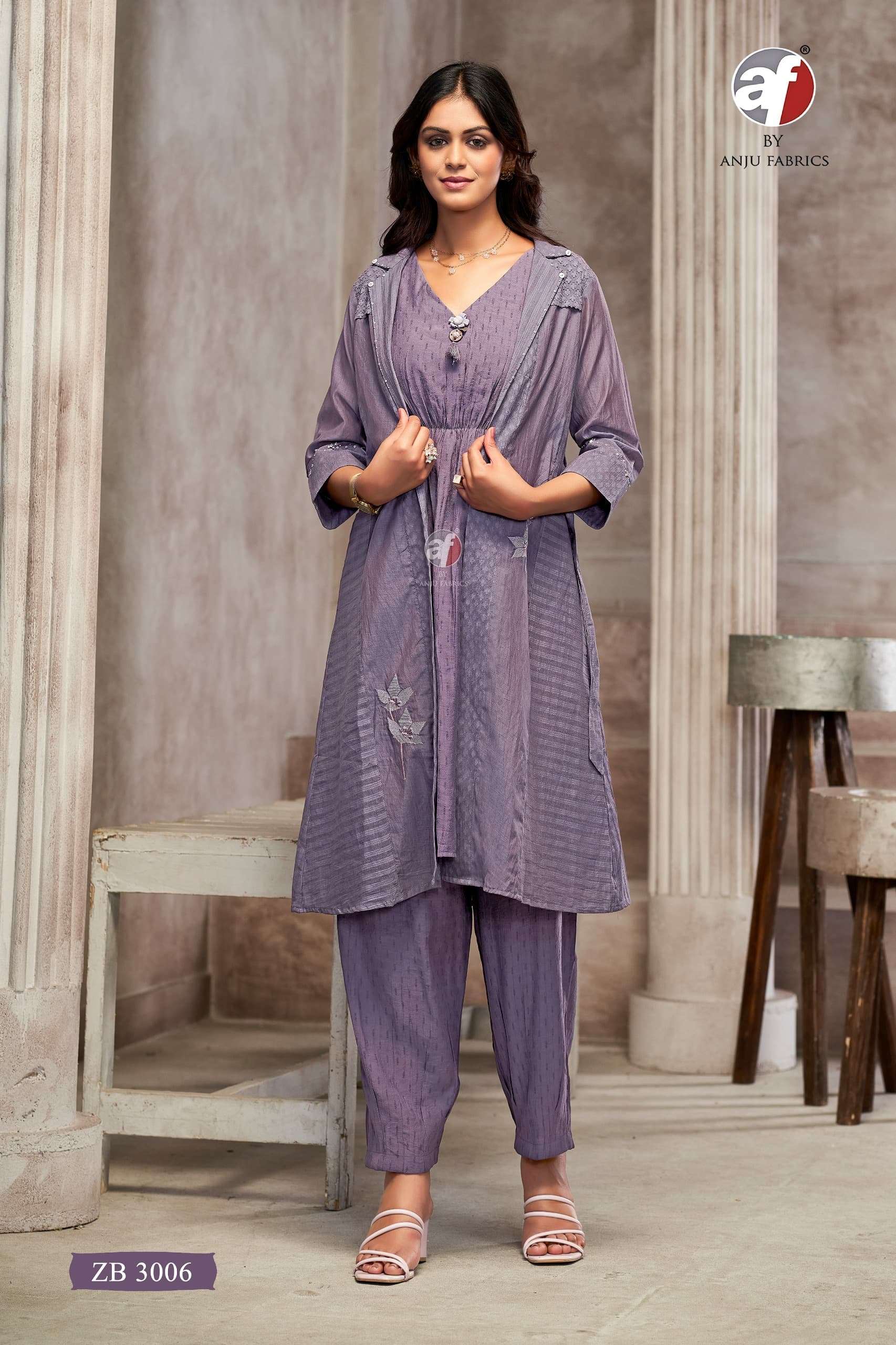 bt 254 MULCHANDERI DESIGNER CO-ORD SET