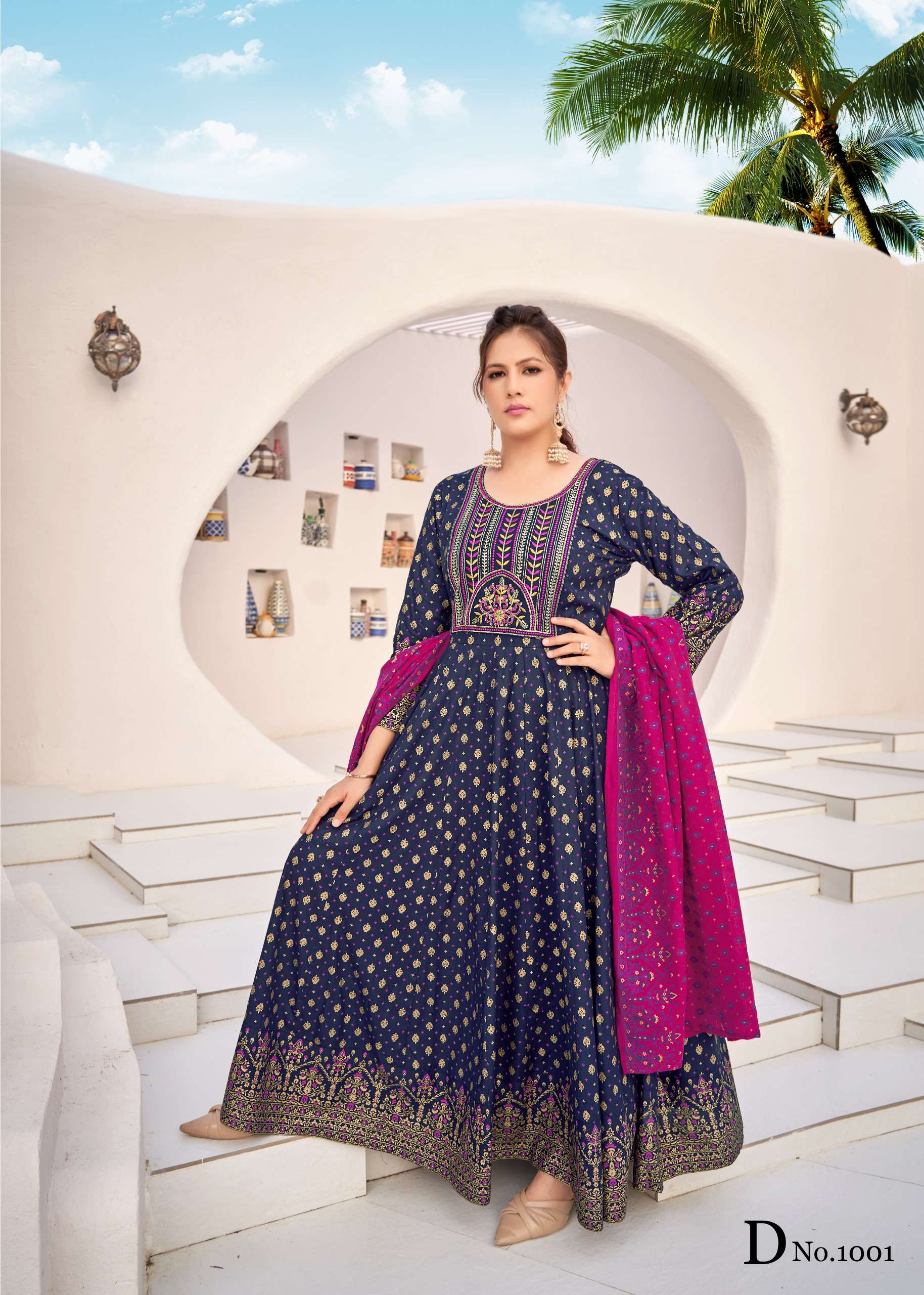 btm 65 14 KG RAYON WITH COLOR FOIL WITH HEAVY EMBROIDERY wholesale suit 