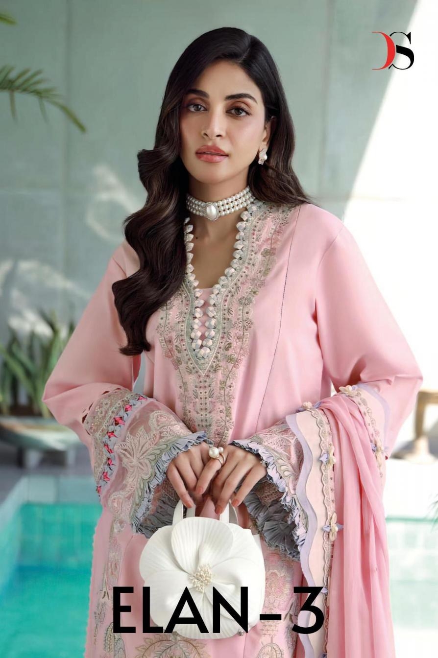 deepsy suits elan vol 3 series 1191-1196 lawn cotton wholesale suit 