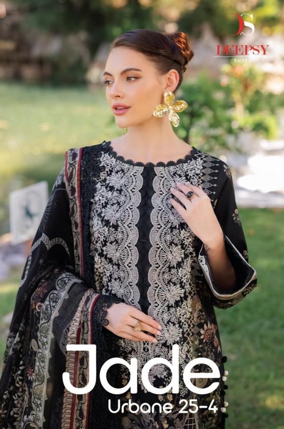 deepsy suits jade urban lawn 25 vol 4 series 1271 to 1278 cotton salwar kameez in wholesale surat