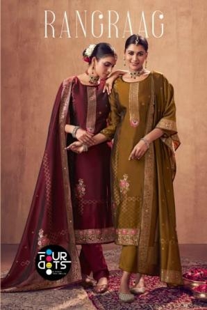 fourdots rangraag series 1781 to 1784 launched silk salwar kameez in wholesale surat
